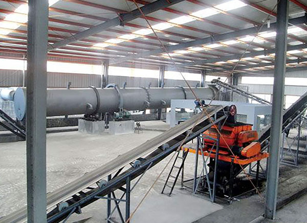 小型有機肥生產線設備實拍